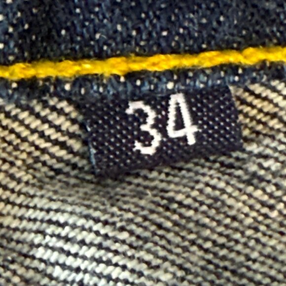 LRG Lifted Research Group Jeans Mens Dark Blue Denim Size 34 - Picture 9 of 13